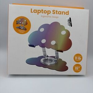 Vivitar Acrylic Laptop Stand - Cloud‎ Iridescent